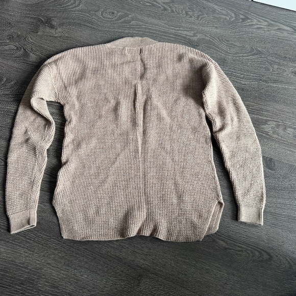 Kersh Wool Blend Tan V-Neck Sweater – Size S - Picture 5 of 5
